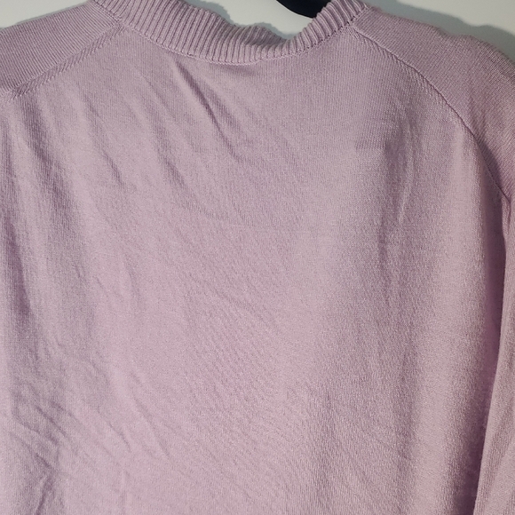 Ann Taylor cardigan Lavender Button-Up Women's Sweater Size XXL - Picture 5 of 9